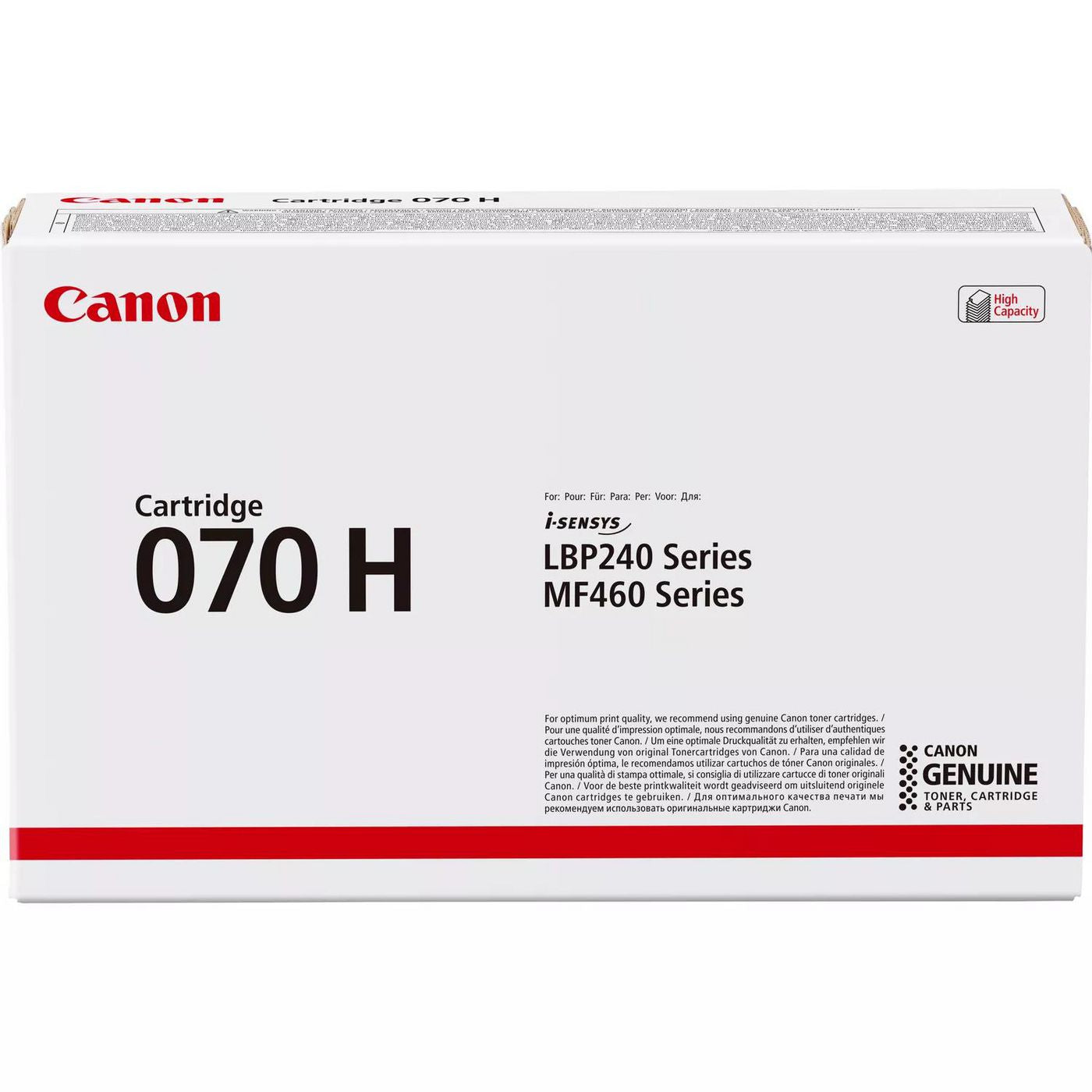 Canon Toner 070H – schwarz, 10200 Seiten