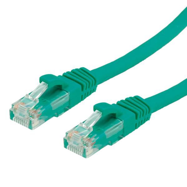 VALUE Patchkabel – Cat6A UTP, 15 m, Grün, RJ-45