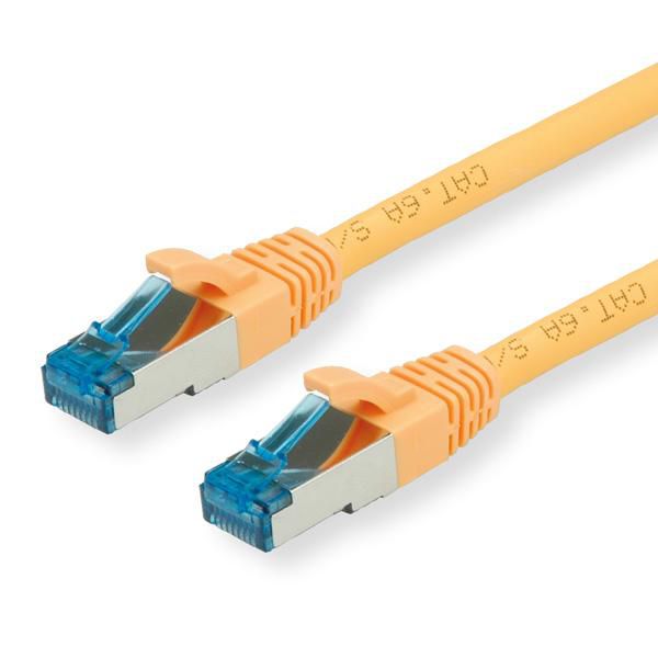 VALUE Patchkabel – Cat6A S/FTP (PiMF), 20 m, gelb, LSZH, RJ-45