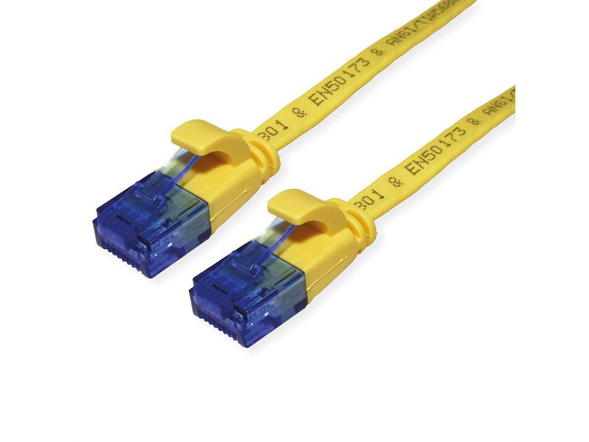 VALUE 21.99.2030 Patchkabel – Cat6a U/UTP, 0,5 m, Gelb, RJ-45