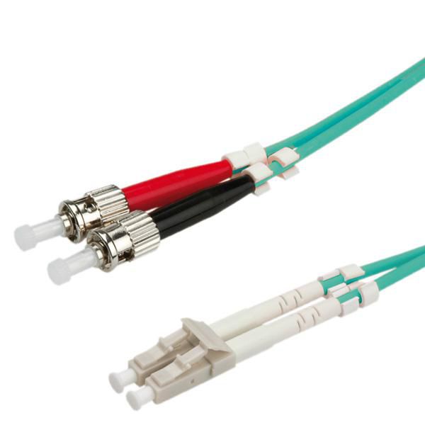 VALUE LWL-Patchkabel – LC–ST, Multi-Mode 50/125 µm OM3, 3 m