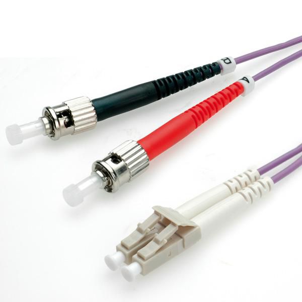 VALUE LWL-Patchkabel – LC-ST, Multi-Mode OM4, 3 m