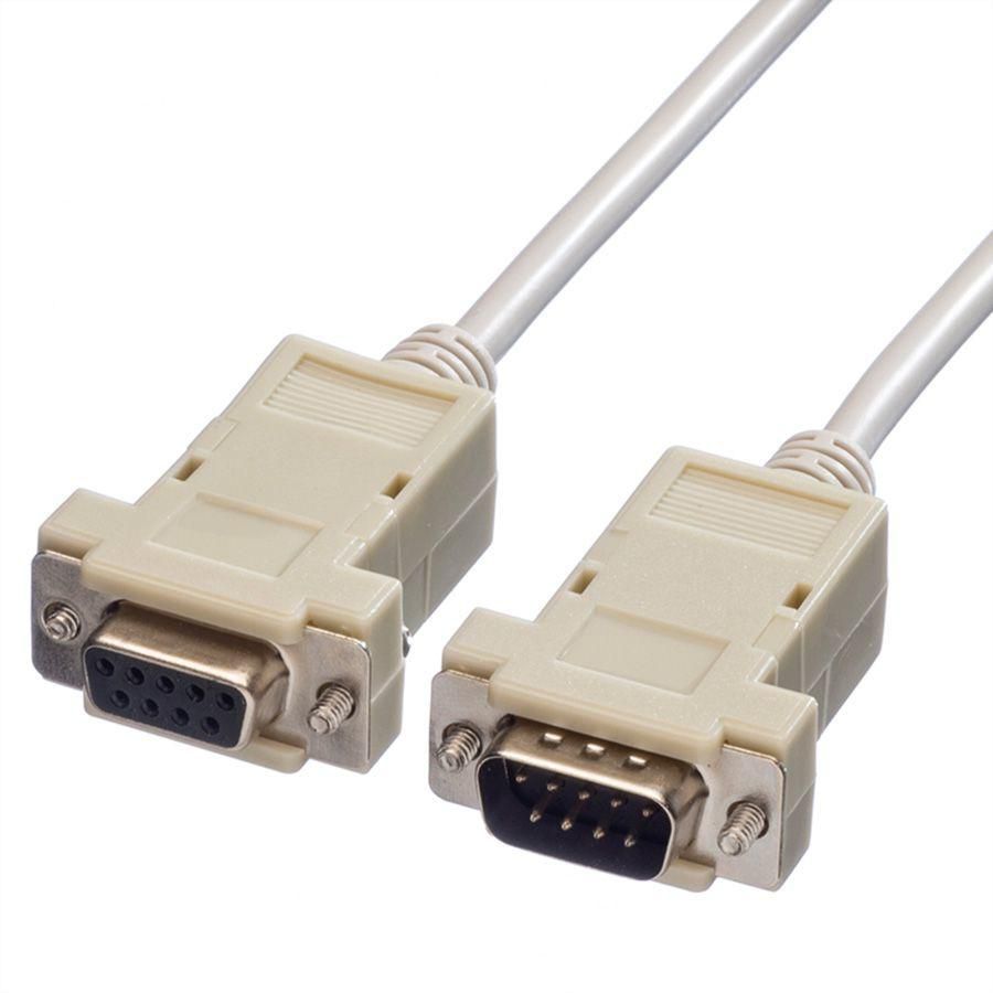 VALUE RS-232 Kabel D-Sub 9-polig, Stecker/Buchse, 1,8 m