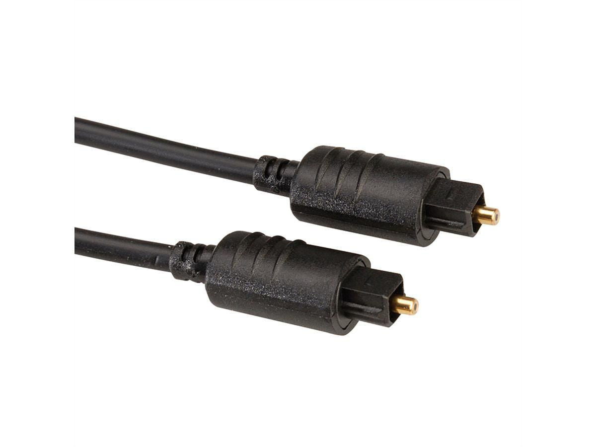 VALUE Toslink-Kabel (optisch) – Toslink Stecker zu Stecker – 3 m