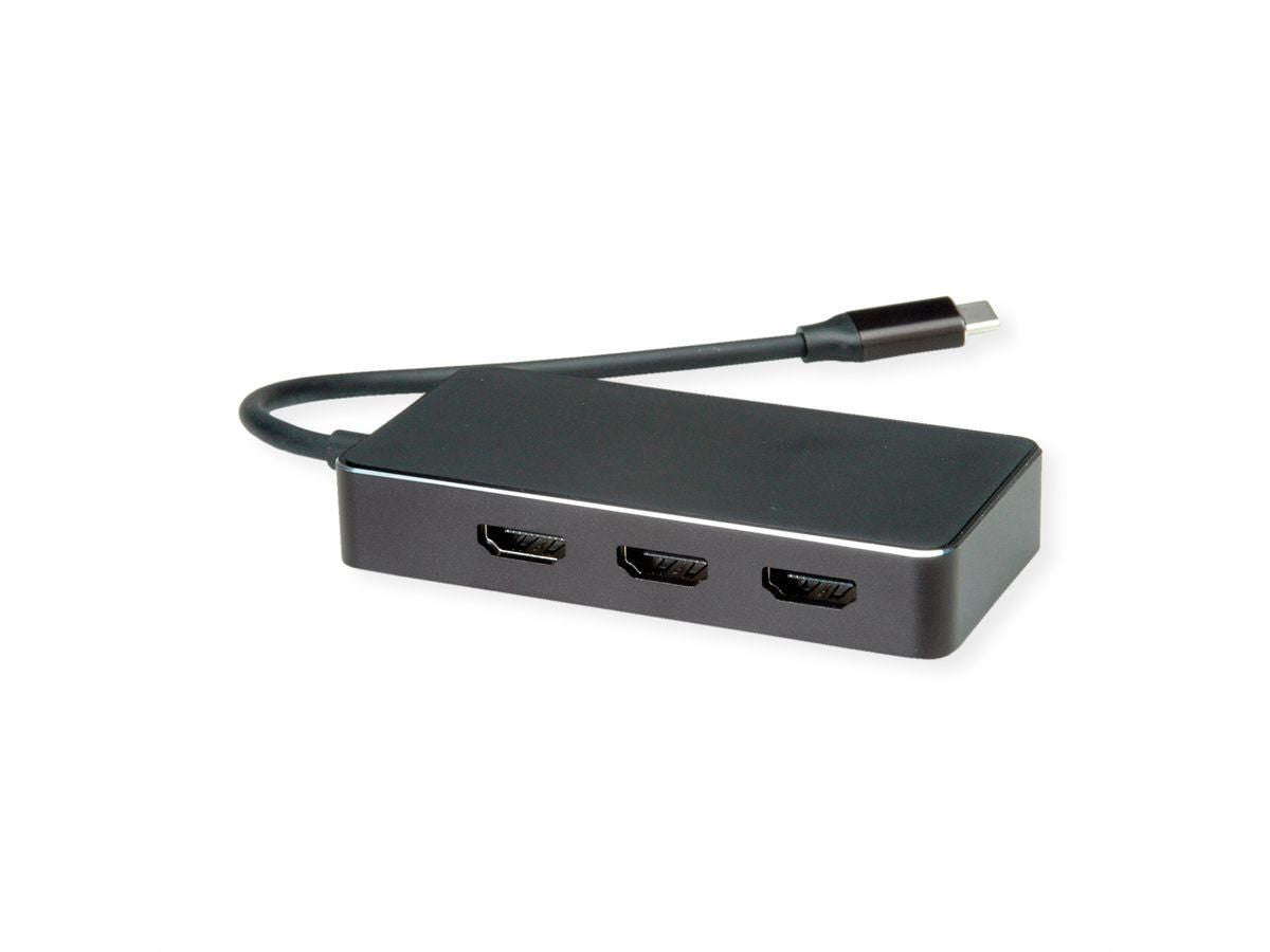 VALUE 12.99.1031 Multiport-Adapter – USB-C, 3× HDMI