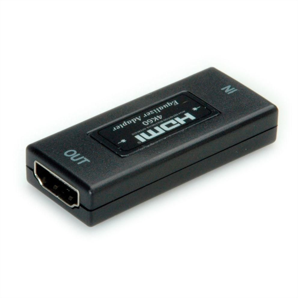 VALUE HDMI-Verlängerung HDMI zu HDMI – 4K (3840 × 2160) @ 60 Hz, bis 20 m, aktiv, Schwarz