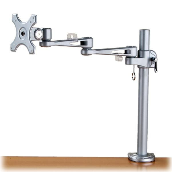 VALUE Monitorarm Tischhalterung – Klemme/Durchführung – 1 Monitor – VESA 75×75/100×100 mm – bis 10 kg/Monitor