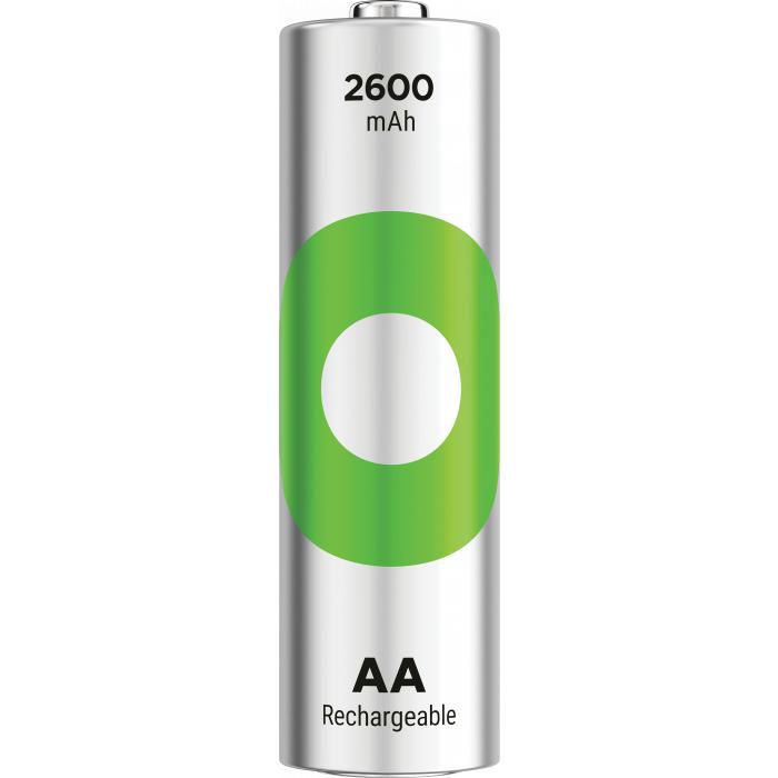 GP Batteries AA Akkus, NiMH, 2600 mAh, 1,2 V – 4 Stk.
