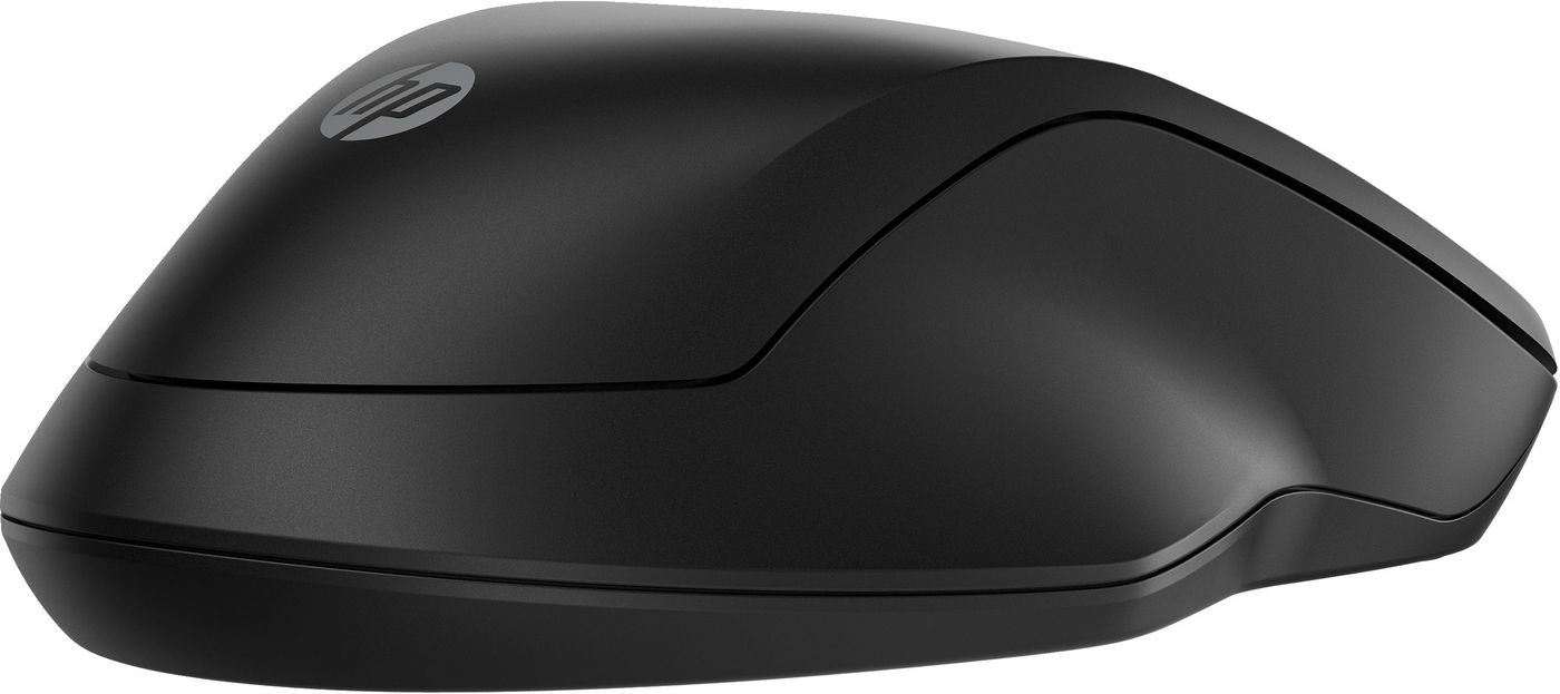 HP 255 – Maus – Kabellos (Bluetooth/2,4 GHz), 1600 DPI, beidhändig, Schwarz