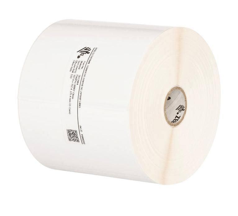 Zebra Etikettenrolle, 51 mm × 25 mm, Polyester (glänzend), 10 Rollen