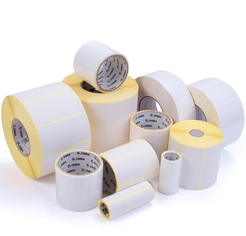 Zebra Thermotransfer-Etiketten Z-Perform 1000T, 105 mm × 17 mm, Papier