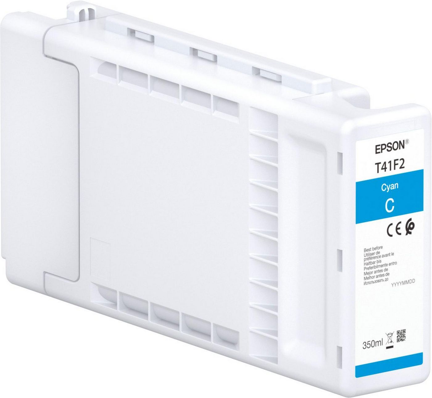 Epson Tintenpatrone T41F240 (UltraChrome XD2), Cyan, 350 ml, Original