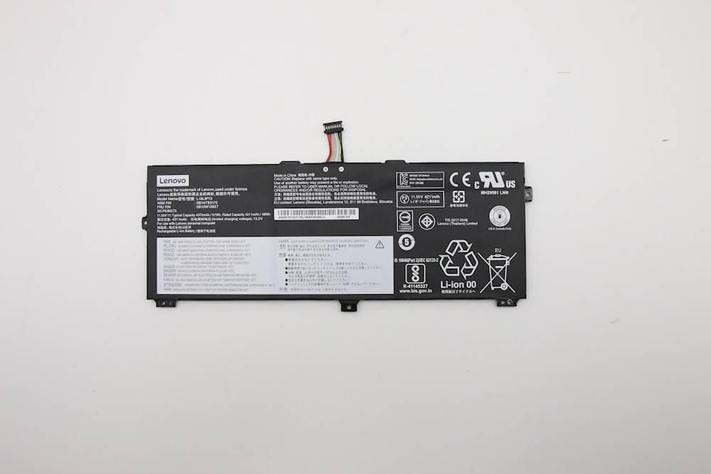 Lenovo Notebook-Akku – für Lenovo – 50 Wh, 11,55 V (3 Zellen) – Schwarz