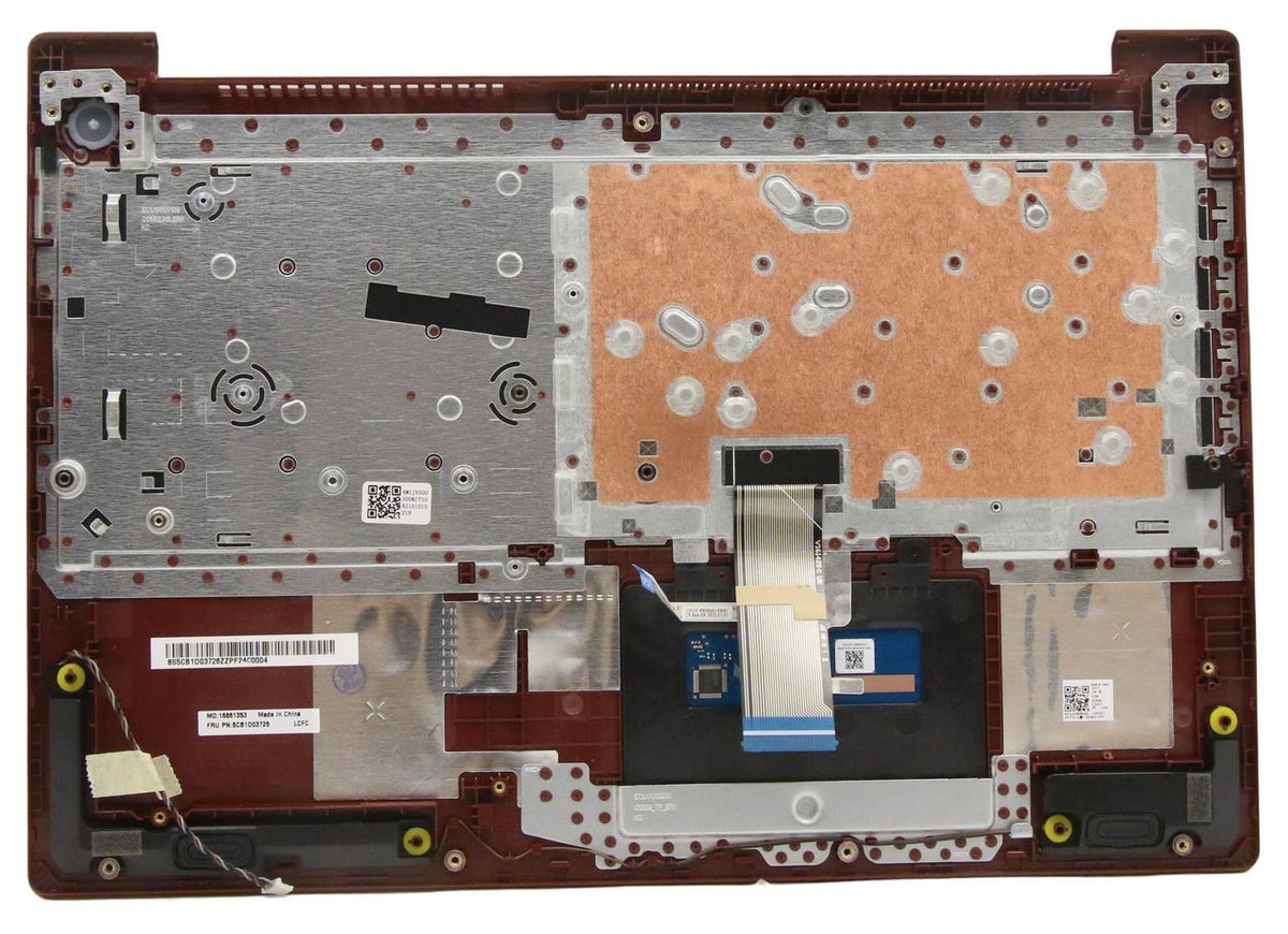 Lenovo Tastatur-Case für IdeaPad 3 15ADA05 – mit Ziffernblock – Rot