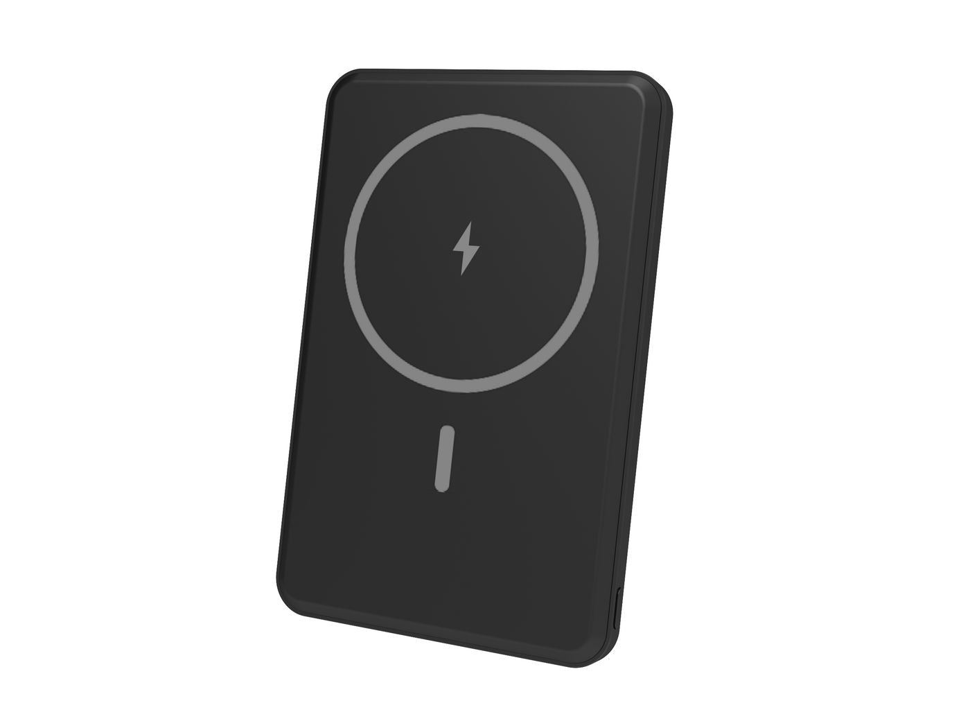 eSTUFF MagSafe Powerbank 5'000 mAh – 20 W PD, Wireless 15 W, schwarz