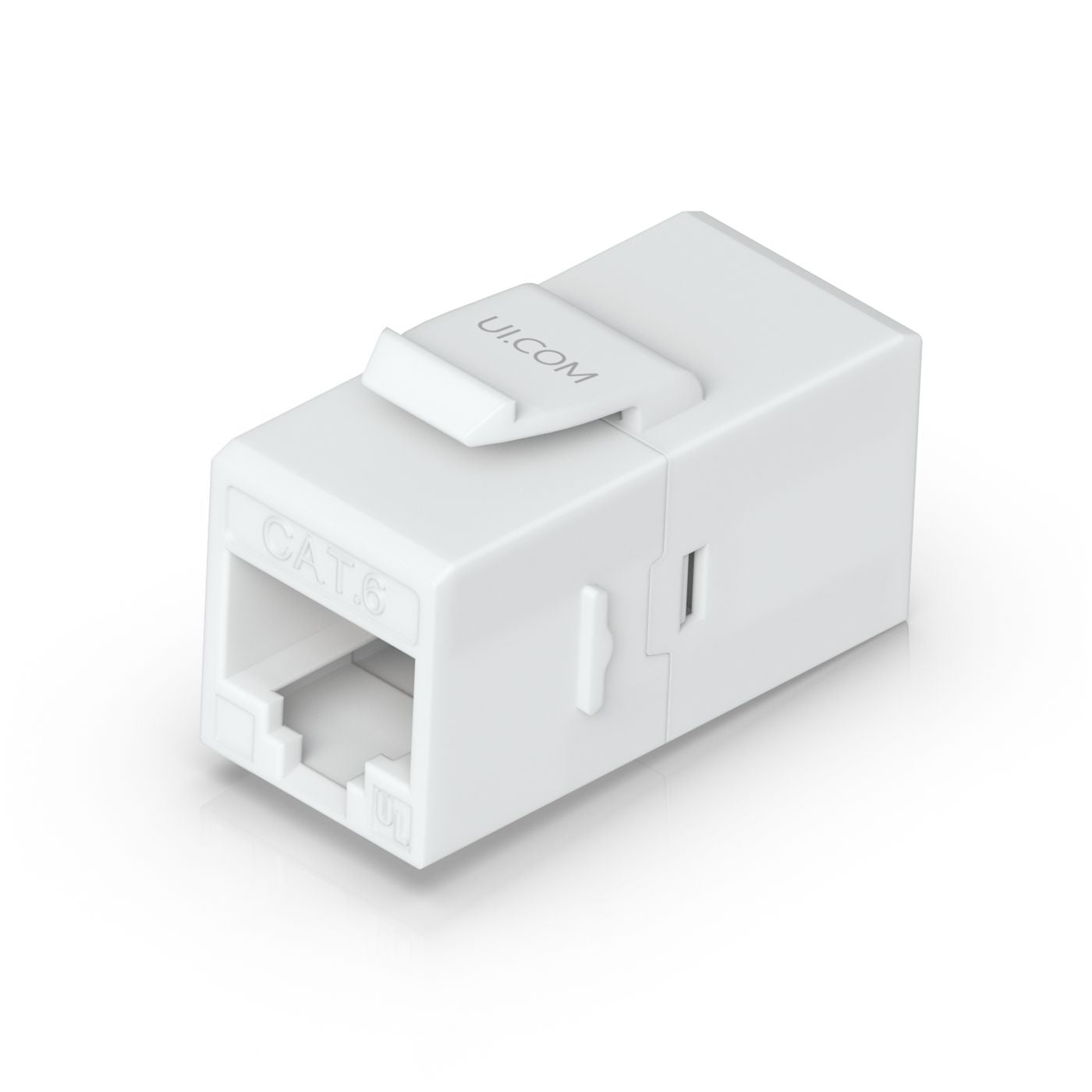 Ubiquiti RJ-45-Kupplung (12er) – RJ-45 (weiblich-weiblich), Cat6, Flach, Weiss