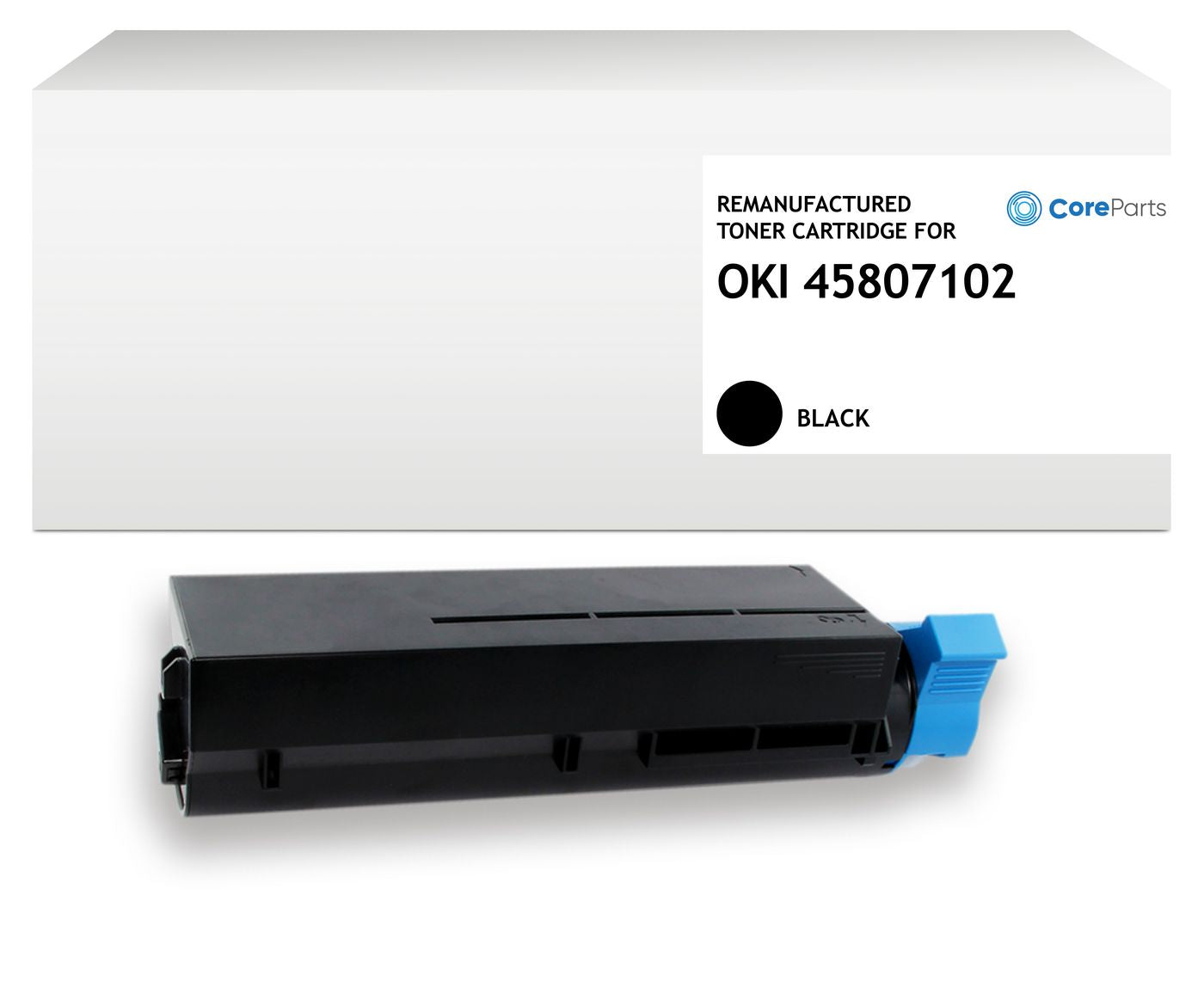 CoreParts QI-45807102 Schwarz Toner – Kompatibel – für Oki