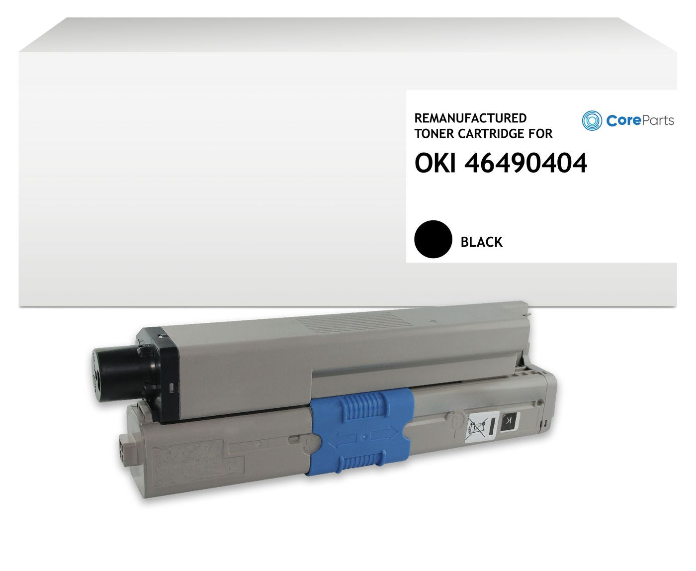 CoreParts Toner – Schwarz, 1500 Seiten – für OKI