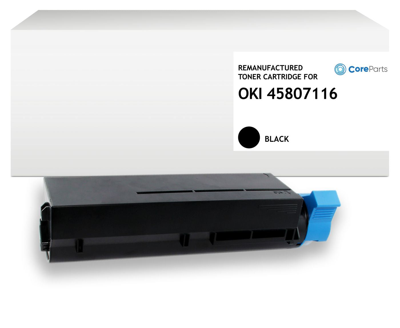 CoreParts Schwarzer Toner – Kompatibel – 12'000 Seiten – für OKI