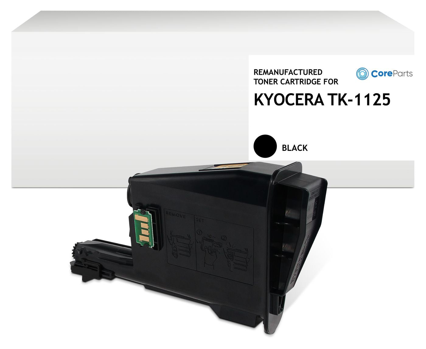 CoreParts Schwarz Toner – Original – für Kyocera