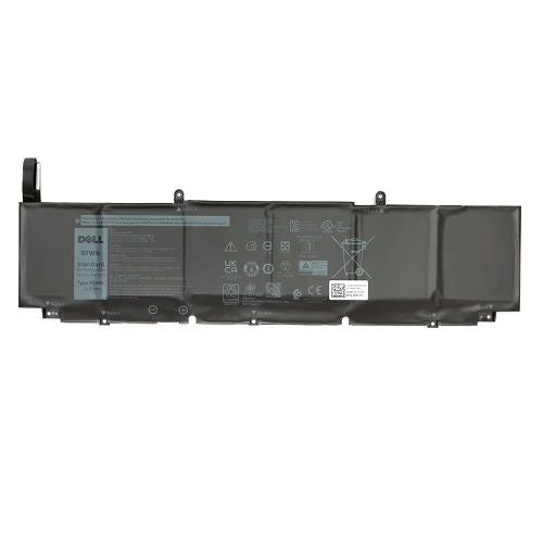 DELL Notebook-Akku – für Dell-Notebooks – 97 Wh, 6 Zellen – Schwarz
