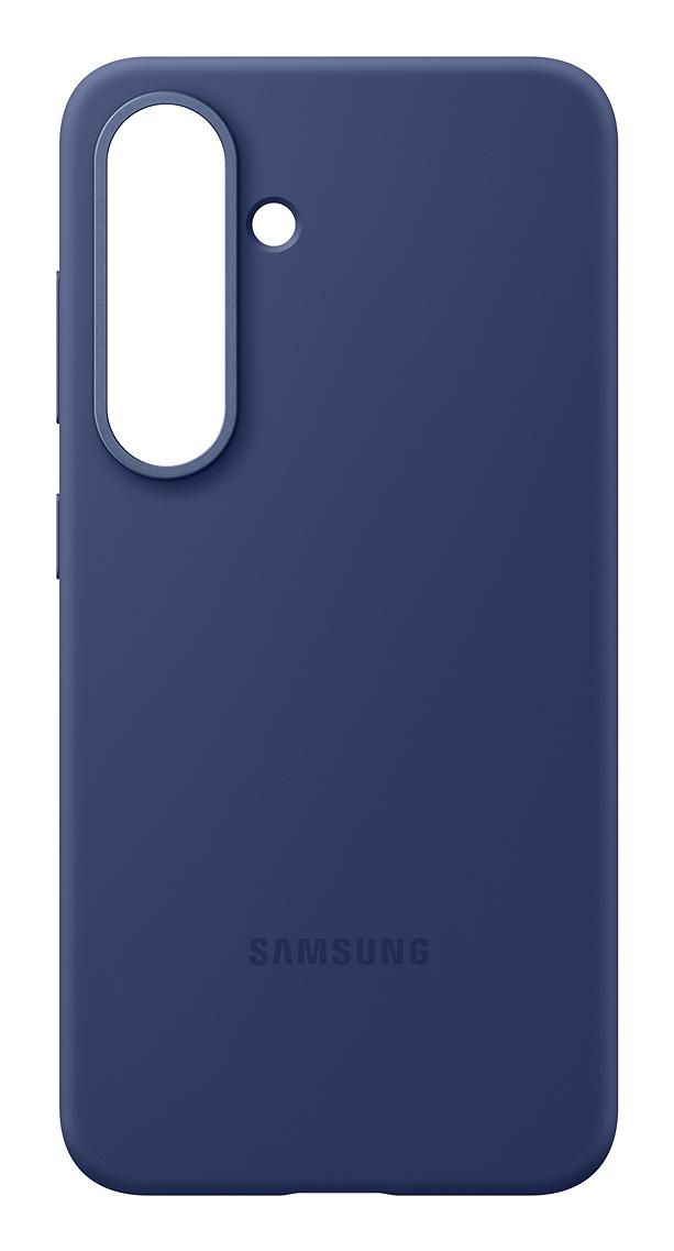 Samsung Backcover – für Samsung Galaxy S25, Silikon, Blau, stossfest, 50% recyceltes Material