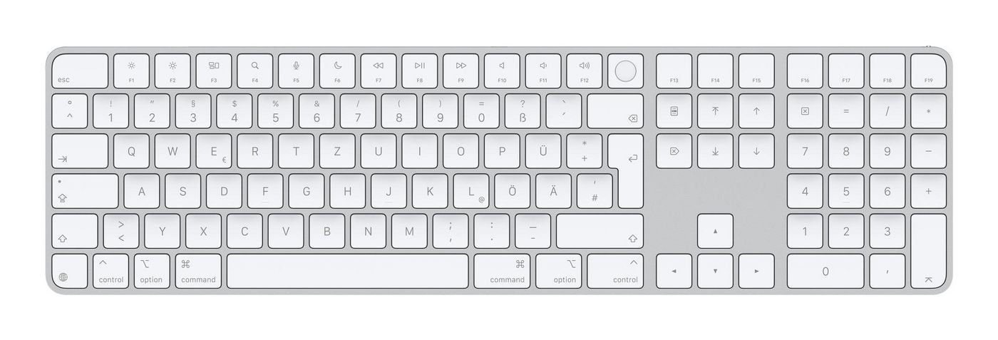 Apple Magic Keyboard – Kabellose Tastatur (Bluetooth), DE-Layout (DE) – für macOS