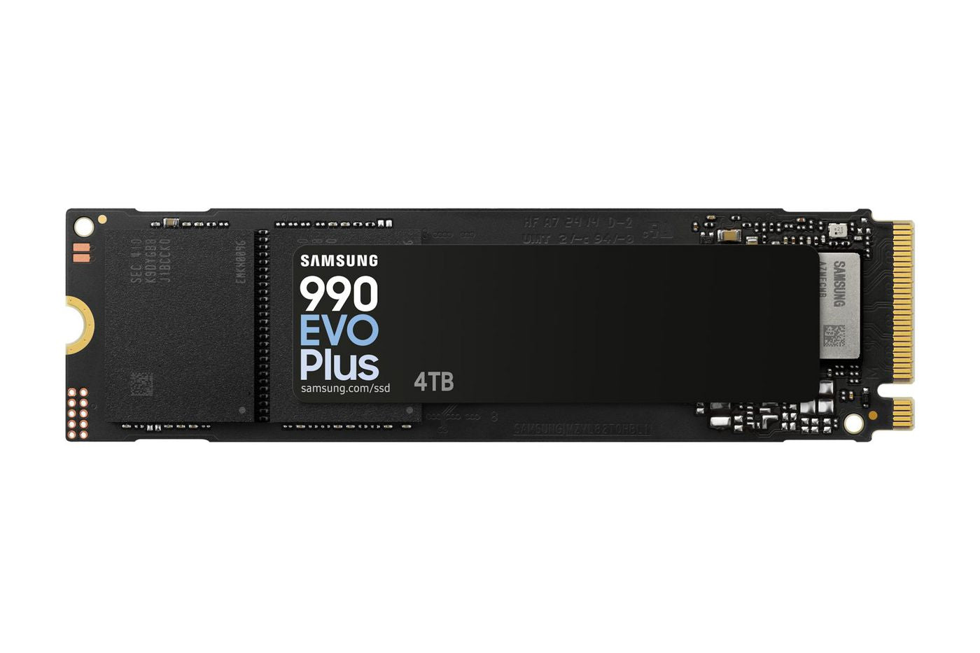 Samsung 990 EVO Plus – 4 TB M.2 2280 (22×80 mm), NVMe PCIe 4.0, 7150 MB/s Lesen, 6300 MB/s Schreiben