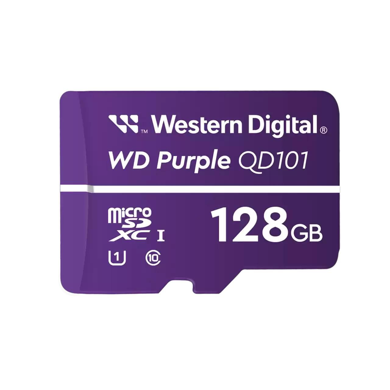 Western Digital WD Purple SC QD101 microSDXC 128 GB – UHS-I, Klasse 10, U1, Violett