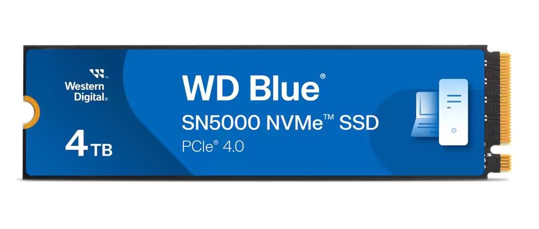 Western Digital WD Blue SN5000 NVMe – 4 TB, M.2 2280