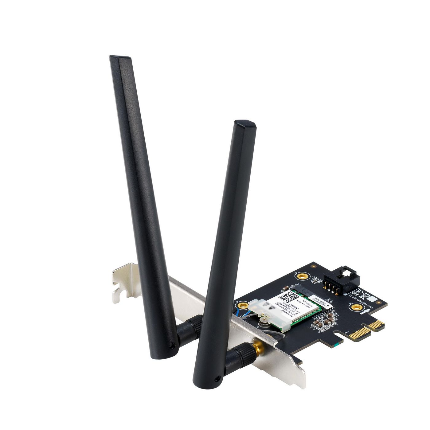 ASUS PCE-BE6500 – WLAN-Karte (Wi-Fi 7), Tri-Band (2,4/5/6 GHz), 2882 Mbit/s, PCI Express, Bluetooth 5.4, für P