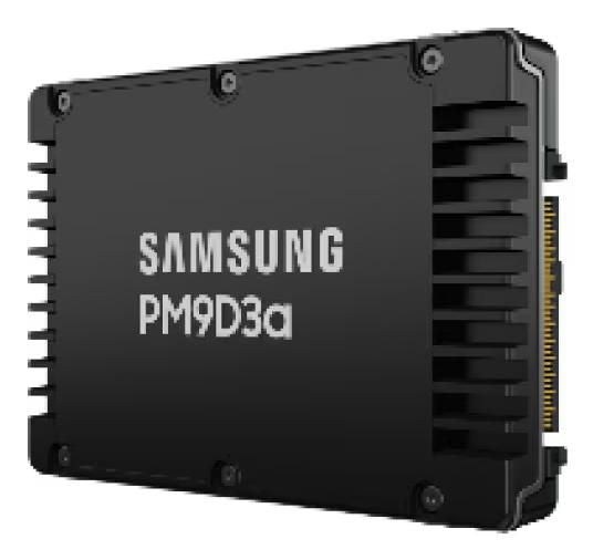 Samsung PM9D3A – 3,84 TB 2,5" NVMe SSD, PCIe 5.0 – 12000 MB/s Lesen, 6000 MB/s Schreiben