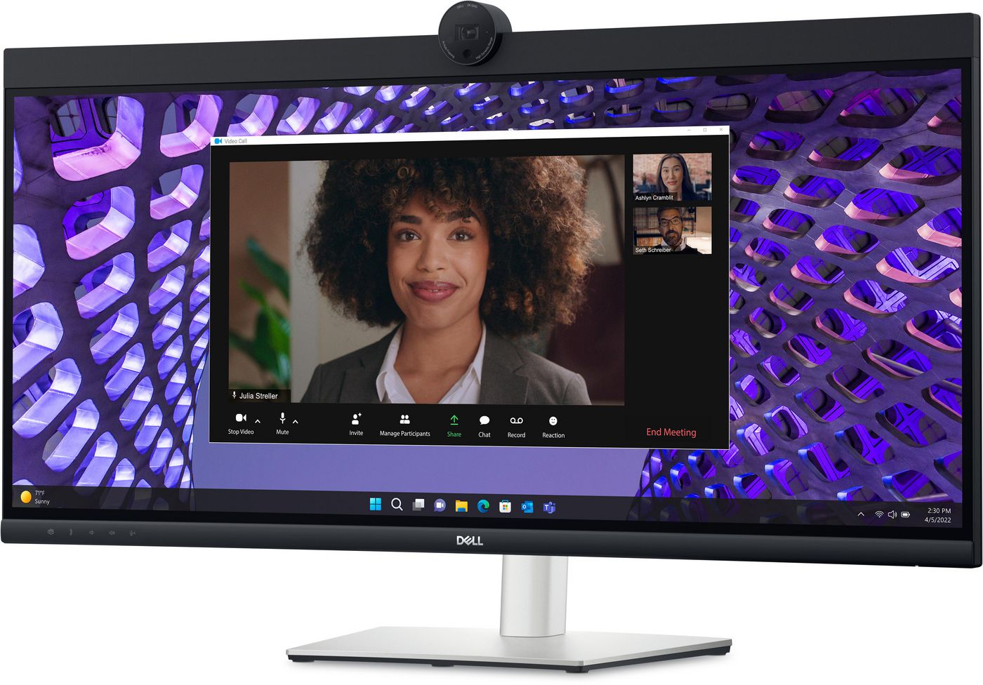 DELL P3424Web – Monitor, 34,1" 3440 × 1440, LCD, Schwarz