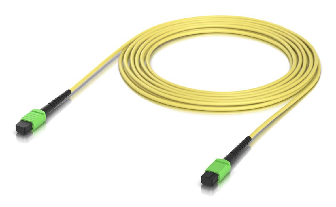Ubiquiti LWL-Patchkabel – MPO-12 APC, Single-Mode (OS2), 100 Gbit/s, 5 m