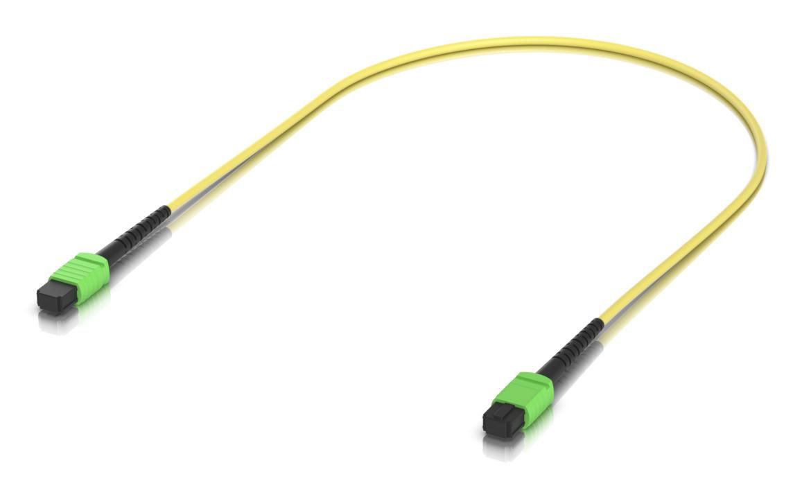 Ubiquiti LWL-Patchkabel – MPO-12 (APC), Single-Mode (OS2), 100 Gbit/s, 0,5 m
