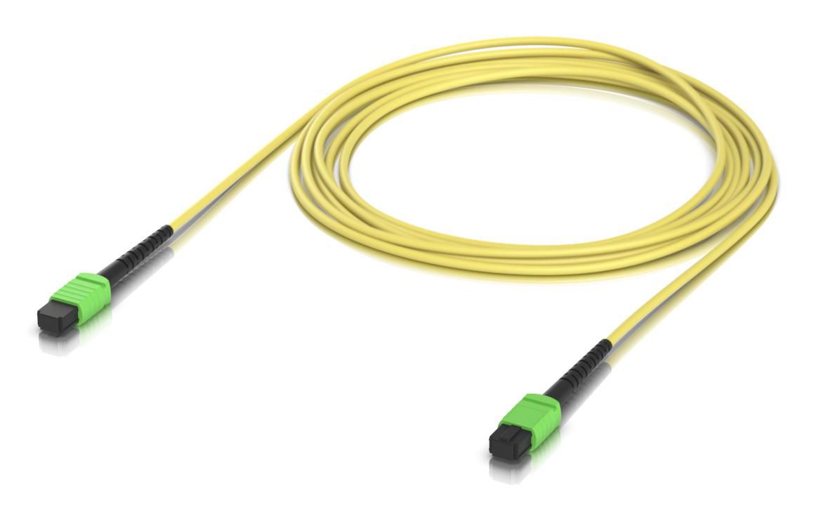 Ubiquiti LWL-Patchkabel – MPO-12 zu MPO-12, Singlemode, 100 Gbit/s, 3 m