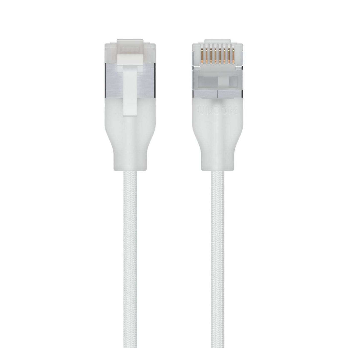Ubiquiti Patchkabel – Cat6a, geschirmt, 15 m, durchscheinend, weiss, RJ-45