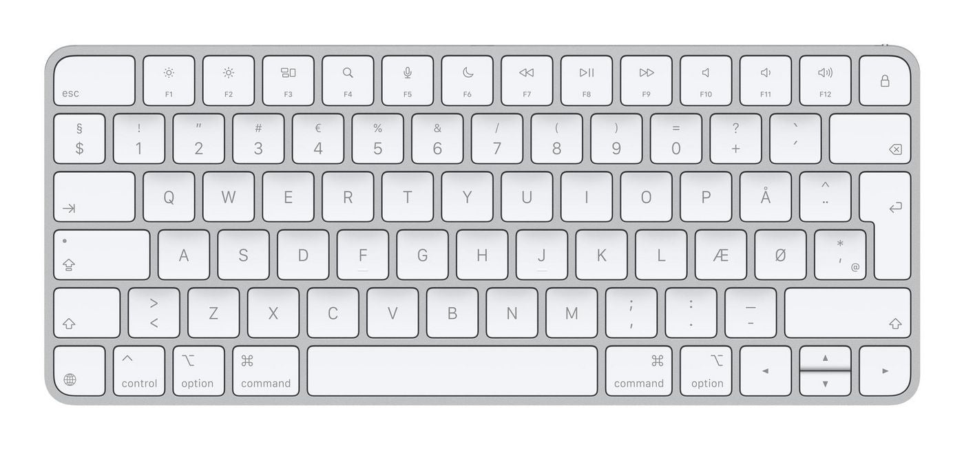 Apple Magic Keyboard – Tastatur – Bluetooth, USB‑C – ohne Ziffernblock – Weiss – für iPhone/iPad/Mac