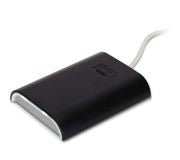 Omnikey 5427CK Dual Contactless USB-Chipkartenleser – 13,56 MHz, 125 kHz, USB 2.0, BT, Schwarz/Grau