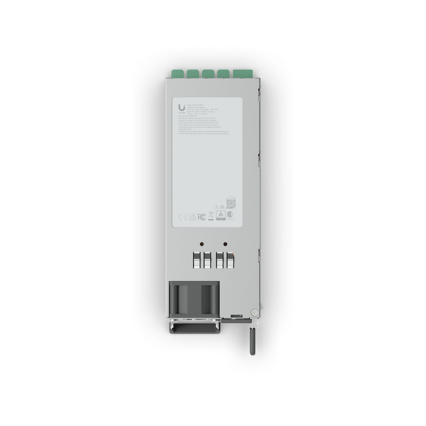 Ubiquiti UACC-PSU-54V-600W Redundantes Netzteil 600 W – 54,5 V DC – für ECS-24-PoE, ECS-48-PoE