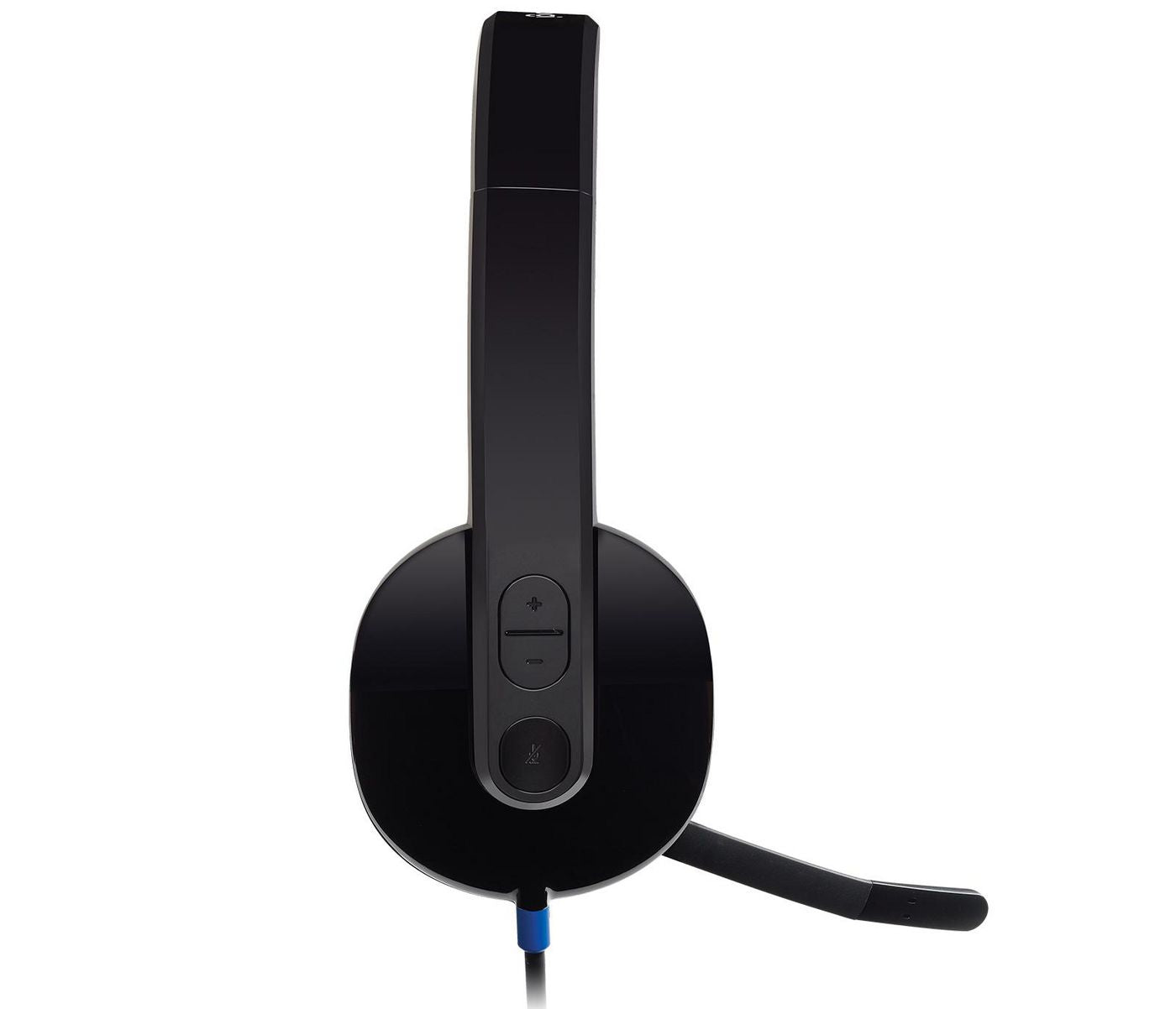 Logitech H540 – Duo Headset – USB‑A, Mikrofon mit Rauschunterdrückung – Schwarz, für Windows/Mac/Chrome