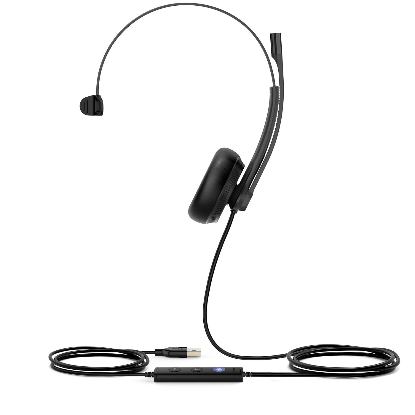 Yealink Gerätespezifisches Headset – On-Ear, Kabelgebunden, für T41S, T42S, T46S und andere, Schwarz