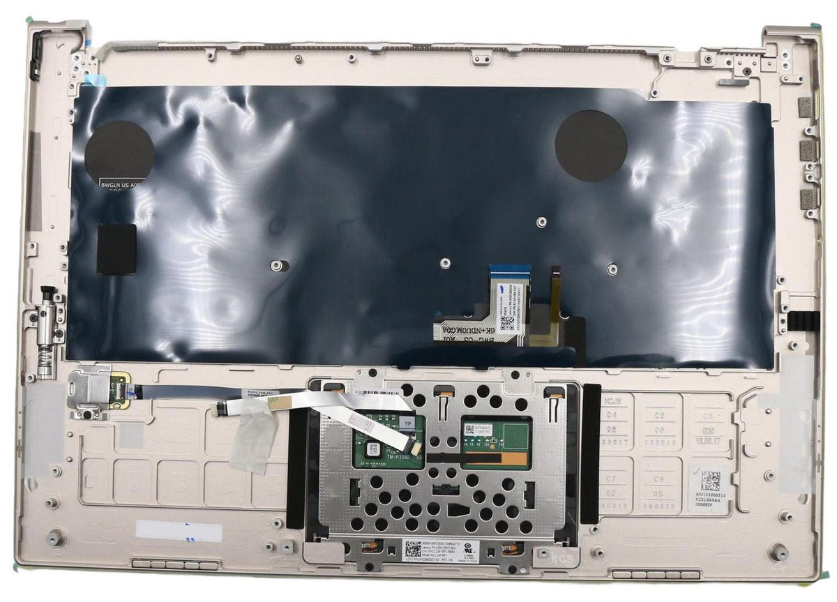Lenovo Tastatur-Case für Lenovo Yoga C930-13IKB – mit Hintergrundbeleuchtung – Metallisch