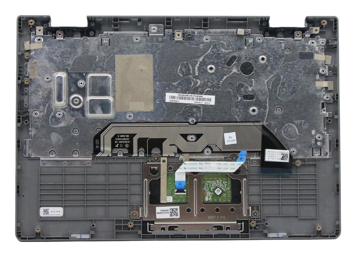 Lenovo Notebook-Ersatztastatur – Cover mit Tastatur, ohne Ziffernblock, Grau – für IdeaPad Flex 3 11IGL05