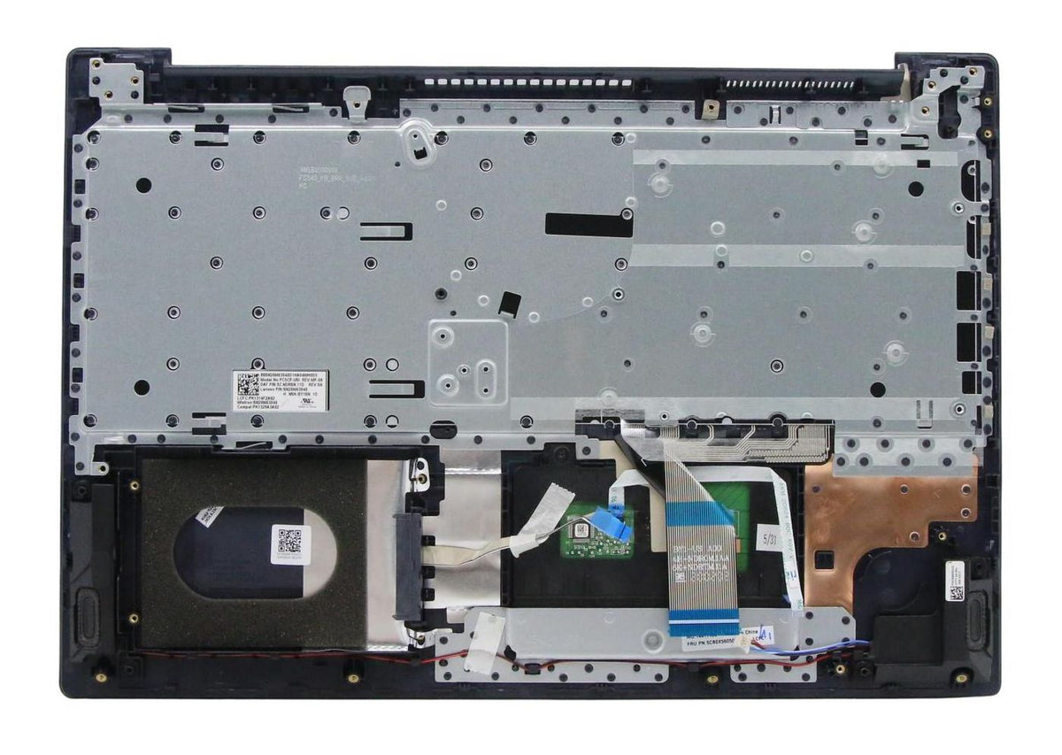 Lenovo Tastatur-Case für Lenovo IdeaPad L3 15IML05 – AZERTY (FR), mit Nummernblock – Blau