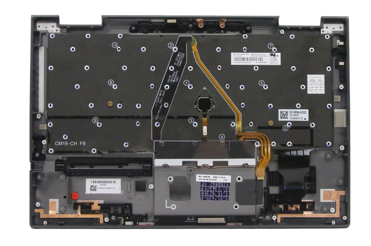 Lenovo Tastatur-Case für ThinkPad X1 Yoga (5. Gen.) – mit Hintergrundbeleuchtung – Grau