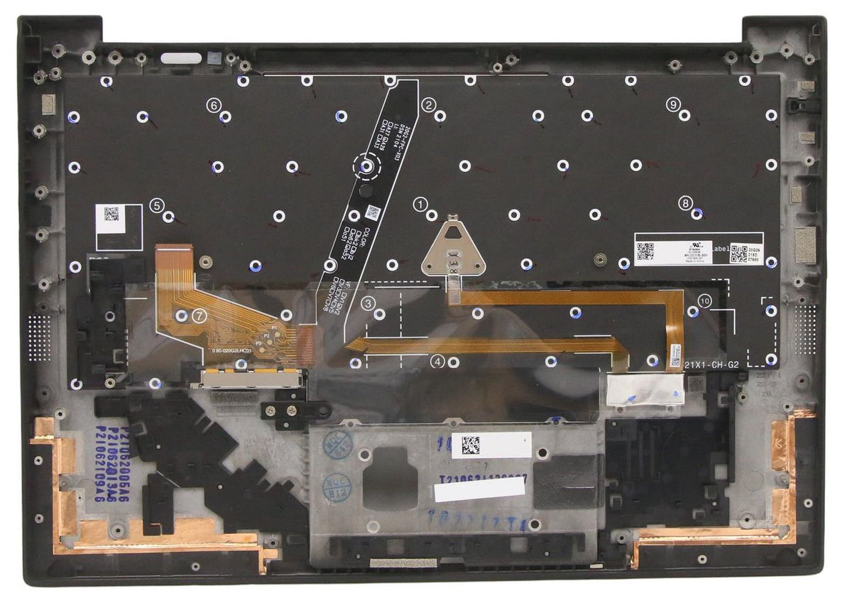 Lenovo Notebook-Ersatztastatur – beleuchtet – schwarz – für ThinkPad X1 Carbon 9. Generation