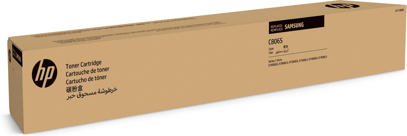 Samsung Toner CLT-C806S – Cyan, 30000 Seiten – für SL-X7600GX/SL-X7500GX/SL-X7400GX und andere