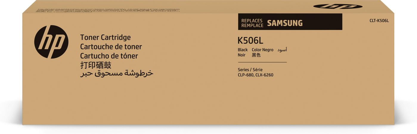 Samsung CLT-K506L Schwarz Toner – Original – 6'000 Seiten – für Samsung CLP-680/CLX-6260