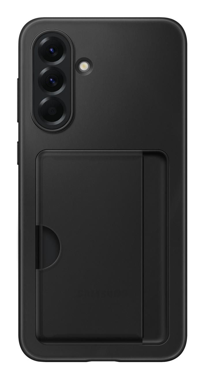 Samsung Backcover – für Samsung Galaxy A56 5G – schwarz – Silikon – mit Kartenfach